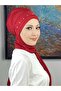 قبعة بيضاء مزينة بالأحجار الكريمة - 5