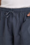 Smoked Men's Cotton Linen Blend Shorts - 4