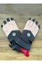 Waterproof Black-Powder Color Lined Women's Adult Size Ski and Snow Gloves