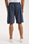 Smoked Men's Cotton Linen Blend Shorts - 5