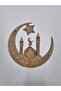10 Pieces Wooden Ramadan Figure Painting Crescent and Moon School DIY Activity Art 15 cm - 4