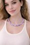 Pastel Pink & Blue Handmade Fimo Bead Necklace - 2