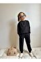 Black Boy's Tracksuit Set