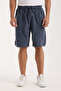 Smoked Men's Cotton Linen Blend Shorts
