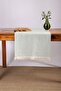 Premium Linen Sage Green Tufted Runner Tablecloth(45 x150)