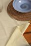 Premium Linen Yellow Tufted Runner Table Cloth(45 x 150) - 3