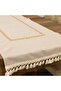 Linen Beige Color Jute Lace Pompom Runner 50 X 150 - 3