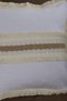 White Thick Lace Throw Pillow Cushion Cover 43 X 43 - 3