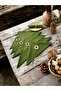 Premium Khaki Green 6-Piece Napkin Set (with buckle gift) 40x40 - 3