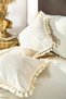 Special Design Single Linen Cream Throw Pillow Case 43x43 - 5