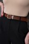 Square Buckle Women's Belt, Jacket Belt, Trouser Belt.