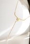 316L Steel Gold Color Snake Model Y Necklace - 2