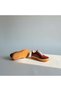 Burgundy Suede Genuine Leather Lace-Up Sports Shoes Comfort Sneaker Unisex - 4
