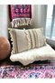 Special Design Brown Lace Cream Throw Pillow Cushion Cover [35x55] - 7