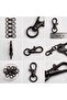 Metal Shackle Wire Hook - 1 cm Bag and Keychain Attachment 20 Pieces - 2