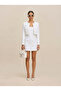 Graceful Tweed - Dress White XS