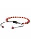 Adjustable Bracelet, Metal Elements, Universal Size, Red-Gold - 5