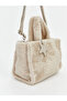 Lcw Accessories Ecru Plush Women's Handbag - 2
