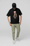 Naruto Shippuden Anime Oversize T-Shirt |   Unisex 100% Cotton Black & White Printed Custom Design Tee - 4