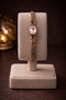 Women's Copper Bracelet with Natural Pink Zircon Stone, Oval Model Copper Bracelet - 5