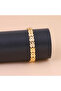 Gold-plated alternative bracelet, floral touch, hypoallergenic - 2