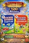 60 Sticker Book with Stickers – Educational Activity Book (Animals - Vehicles) - 2-Pack - 7