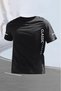 Manclassic Running Ice Silk Men's Athlete T-Shirt Breathable Quick Dry Running and Fitness T-Shirt