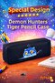 Demon Hunters K-Pop Double-Sided Printing Anime Pencil Holder High Capacity Waterproof Pencil Case