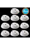 Furniture Zigon Coffee Table Leg Base Coffee Table Connection Apparatus Angled Degree Foot Base White 10 Pcs - 8