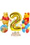 Winnie the Pooh Themed 2Nd Birthday Balloon Set – 12 Piece Balloon Set with Winnie Character