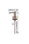 Liquid Soap Dispenser Pump Liquid Soap Dispenser Pump Apparatus Nickel - 5 Pieces - 5