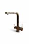 Antique Gold Kitchen Faucet Purified Sink Tap Square Premium Fixture - 2