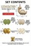 4 Year Old Retro Dinosaur Gold Confetti Balloon Set Decoration - 2