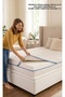 Cotton Premium Zippered Mattress Cover 80X160 Protector 100% Cotton Quilted Single Size