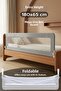 180 cm Mega Baby Safety Barrier - Heightened Children's Bed Railing Folding Protective Barrier