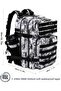 45L Large Capacity Tactical Backpack - Waterproof Military Outdoor and Sports Bag - 2