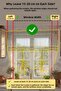 Country Style Pot Curtain Double Ruffled - Compatible with Curtain Rod and Rustic - 2