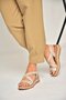 Y555420203 Mink Genuine Leather Women's Sandals - 2