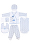 Chery Light Blue 7-Piece Baby Boy Hospital Discharge Set - 2