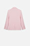 Women's Pink Oversize Double-Breasted Blazer - 7