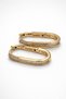 Porto Whisper Xuping Women's Steel Hoop Earrings Non-Tarnish Anti-Allergic Rose Gold Color - 4
