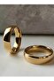 Wide Curved Steel Wedding Ring Ring Men and Women - 2
