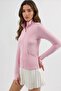Slim Fit Knitted Stand Collar Zippered Active Top - 6