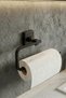 Clk Stainless Brass Dove Open Toilet Paper Holder – Modern and Durable Matte Black Color - 2