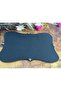 Black Felt American Placemat with Zircon Drop Stone 1 Piece - 2