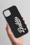 iPhone 14 Compatible Beşiktaş Handwritten Black Phone Case - 3
