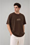 Men's Literacy Embroidery Detailed T-Shirt - 3