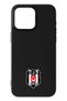 iPhone 14 Pro Max Compatible Beşiktaş Logo Black Phone Case