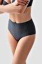 Women's Patterned High Waist Bato Panties, 369211 - 3