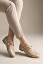 Women's Mink Money Buckle Patent Leather Ballerinas 1.5cm Byndpt03 - 4
